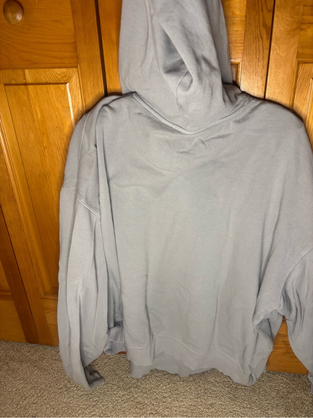 Taylor Swift Midnights Light Gray Hoodie with Black Text - Picture 4 of 4